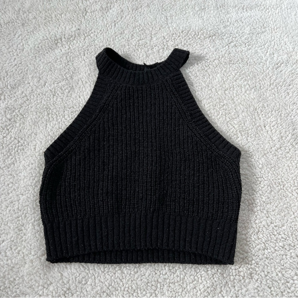 H&M High Neck Knitted Top